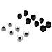 Tappi Per Le Orecchie Per Sony Wf-1000xm3 / Wf-1000xm4 Nero 7 Par - Foto miniatura 2