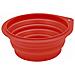Ciotola Pieghevole Per Animali Domestici Rosso Silicone 500 Ml - Foto miniatura 1