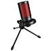 wired gaming microphone with backlight tripod USB SONAR PRO Nero, Rosso Microfono per console di gioco - Foto miniatura 2