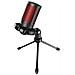 wired gaming microphone with backlight tripod USB SONAR PRO Nero, Rosso Microfono per console di gioco - Foto miniatura 5