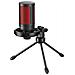 wired gaming microphone with backlight tripod USB SONAR PRO Nero, Rosso Microfono per console di gioco - Foto miniatura 1