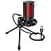 wired gaming microphone with backlight tripod USB SONAR PRO Nero, Rosso Microfono per console di gioco - Foto miniatura 11