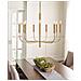 Lampadario Classico Brianna Acciaio Ottone Brunito 9 Luci E14 - Foto miniatura 5