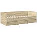 Divano Letto Con Cassetti Senza Materasso 75x190 Cm - Foto miniatura 3
