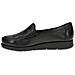 Black Nappa Casual Closed Loafers Mocassino Pelle Scarpe Donna Nero Eu 36, 9-24750-41-022 - Foto miniatura 3