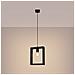 Sollux Lighting Lampada A Sospensione Aries Wengé Sl.1311 - Scandinavo Lampade A Sospensione Wengé 133x24x8 Cm - Foto miniatura 3