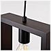 Sollux Lighting Lampada A Sospensione Aries Wengé Sl.1311 - Scandinavo Lampade A Sospensione Wengé 133x24x8 Cm - Foto miniatura 7