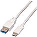 CAVO USB 3.2 A-C 1MT M /M WH VALUE - Foto miniatura 1
