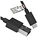 Cavo Dati E Ricarica Originale 1.5a Ucb16 Microusb Usb Black Bulk Per Smartphone - Foto miniatura 3