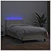 Giroletto a Molle con Materasso e LED Crema 100x200 cm - Foto miniatura 5