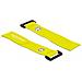 Fascetta per cavi a strappo con gancio e occhiello di fissaggio L 280 x L 38 mm giallo 3 pezzi - Foto miniatura 2