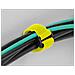 Fascetta per cavi a strappo con gancio e occhiello di fissaggio L 280 x L 38 mm giallo 3 pezzi - Foto miniatura 3