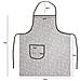 Pack 2 Pezzi Grembiule Alto Pettorina Cucina Chef Casa Con Tasche Margheritine - Foto miniatura 4