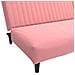 Divano Letto a 2 Posti Rosa in Velluto - Foto miniatura 9