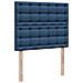 Giroletto a Molle con Materasso Blu 120x190 cm in Tessuto - Foto miniatura 7