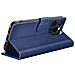 Custodia A Portafoglio Per Iphone 15 Pro Max Con Supporto E Linguetta Magnetica, Blu Scuro - Foto miniatura 3