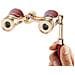 Binocolo Retro Con Manico Rosso - Ingrandimento 3x, Occhiali Da Opera Portatili - Foto miniatura 3