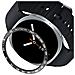 Anello Della Lunetta In Acciaio Inossidabile Compatibile Con Samsung Galaxy Watch8 Classic 46mm - Personalizza Il Tuo Smartwatch White+black - Foto miniatura 2