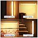 Luce Led Slim Ricaricabile Con Sensore Di Movimento - Luce Calda, Montaggio Magnetico 200 Millimetri - Foto miniatura 5