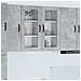 Pensile cucina Grigio cemento 40 x 31 x 80 cm Legno multistrato - Foto miniatura 2