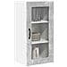 Pensile cucina Grigio cemento 40 x 31 x 80 cm Legno multistrato - Foto miniatura 3