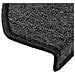 Tappetini per scale 20 pz 65x24x4 cm Antracite Semicircolari Grandi - Foto miniatura 6