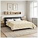 Duvet Estivo Crema 200 x 220 cm Microfibra e Fleece Teddy - Foto miniatura 2
