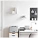 Scaffale da parete 2 pcs Marmo Bianco 23 x 23,5 x 4 cm - Foto miniatura 4
