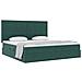 Letto con contenitore e materasso Verde Scuro 200 x 200 cm - Foto miniatura 3