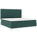 Letto con contenitore e materasso Verde Scuro 200 x 200 cm - Foto miniatura 5
