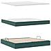 Letto con contenitore e materasso Verde Scuro 200 x 200 cm - Foto miniatura 8