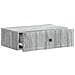 Tavolino da Parete Laterale Grigio Sonoma 59 x 34,5 x 17 cm - Foto miniatura 3