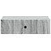 Tavolino da Parete Laterale Grigio Sonoma 59 x 34,5 x 17 cm - Foto miniatura 4