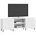 Mobile TV Bianco Lucido 150 x 31 x 52 cm Legno ingegnerizzato - Foto miniatura 2