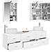Set di mobili per il bagno 5 pcs Bianco - Foto miniatura 3