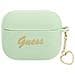 Guess Guaplschsn Airpods Pro Custodia Verde /verde In Silicone Collezione Heart - Foto miniatura 2
