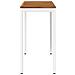 Tavolo Bar da Giardino Naturale e Bianco 108,5 x 55 x 105 cm - Foto miniatura 4