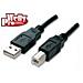 Cavo USB 2.0 A / B M / M 1.0 mt nero, bulk - Foto miniatura 1