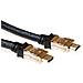 Cavo A / V - HDMI - for Dispositivo audio / video - 10 m - Schermato - 1 x HDMI (Type A) Maschio Audio / video digitale - 1 x HDMI (Type A) Maschio Audio / video digitale - Placcato Oro - Nero - Foto miniatura 1
