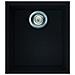 Lavello Quadra 100 Keratek Plus Sottotop 38x44 cm 1 vasca Colore Nero Assoluto 86 - Foto miniatura 1