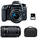 Eos 77d + 18-55 Is Stm + 55-250 Is Stm + Custodia + Sd 4go - Foto miniatura 1