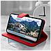 Custodia A Libro Galaxy S10e Portacarte Funzione Supporto - Rosso - Foto miniatura 3