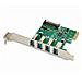 Scheda di Interfaccia e Adattatore EMRICK02G con 4 Porte USB 3.2 Colore Verde - Foto miniatura 1