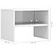 Comodini 2 pz Bianco Lucido 40x30x30 cm in Legno Multistrato - Foto miniatura 15