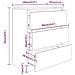 Credenza Bianca 60x35x76 cm in Legno Multistrato - Foto miniatura 3