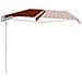 Tenda da Sole Retrattile 600x300 cm Arancione e Marrone - Foto miniatura 8