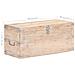 Baule 90x40x40 cm in Legno Massello di Acacia - Foto miniatura 7