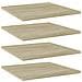 Ripiani per Libreria 4pz Rovere Sonoma 40x40x1,5cm Multistrato - Foto miniatura 1