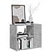 Credenza Grigio Cemento 60x30x50 cm in Legno Multistrato - Foto miniatura 6