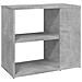 Credenza Grigio Cemento 60x30x50 cm in Legno Multistrato - Foto miniatura 1